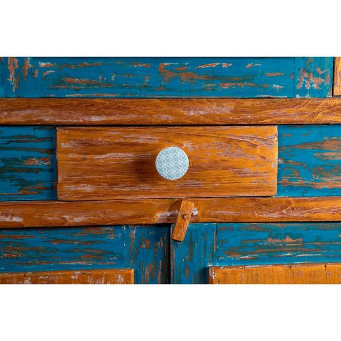 Blister con 4 pomos redondos para mueble fabricado en madera acabado gris mod. e225 ø38mm rei 3