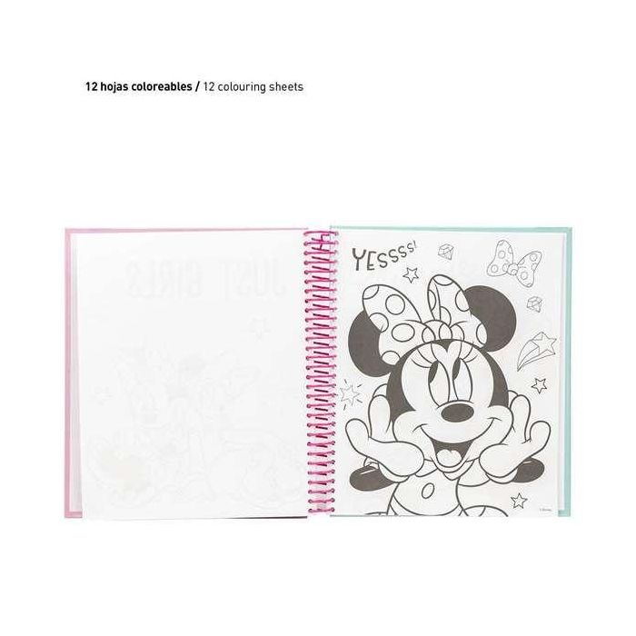 Album actividades coloreable minnie 2