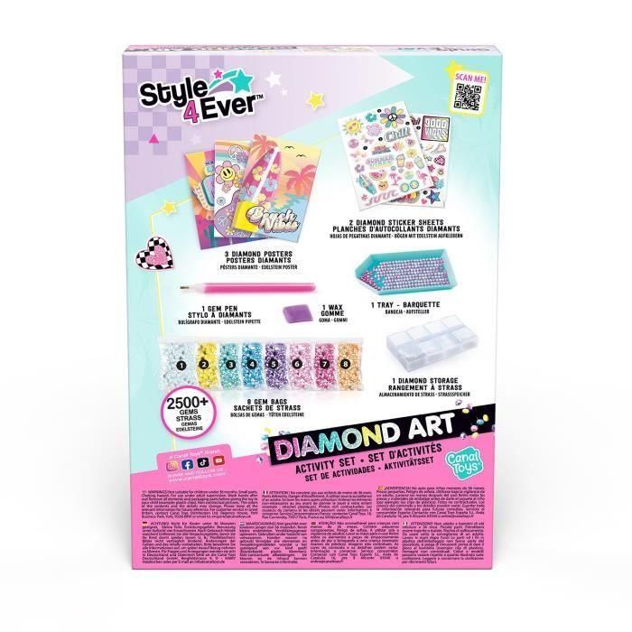 Canal Toys - STYLE 4 EVER - Kit Diamant'art - Compatible con la caja LED Diamond Art - OFG 321 4 Canal Toys - STYLE 4 EVER - Kit Diamant'art - Compatible con la caja LED Diamond Art - OFG 321 4