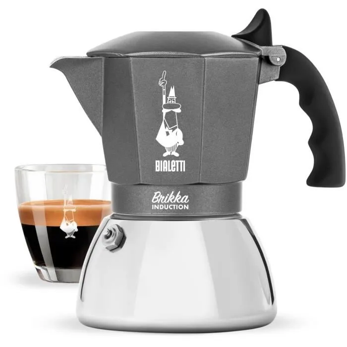 Bialetti Brikka Cafetera Italiana para Inducción, 4 Tazas 0 Bialetti Brikka Cafetera Italiana para Inducción, 4 Tazas 0