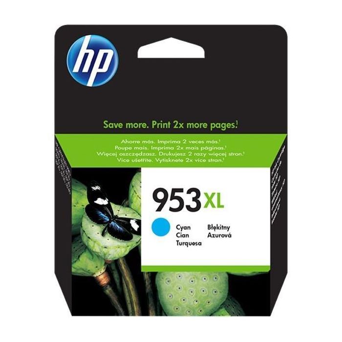 Hp Tinta Cian Oficejet Pro 8710-8720-8730-8740 - Nº 953XL Hp Tinta Cian Oficejet Pro 8710-8720-8730-8740 - Nº 953XL