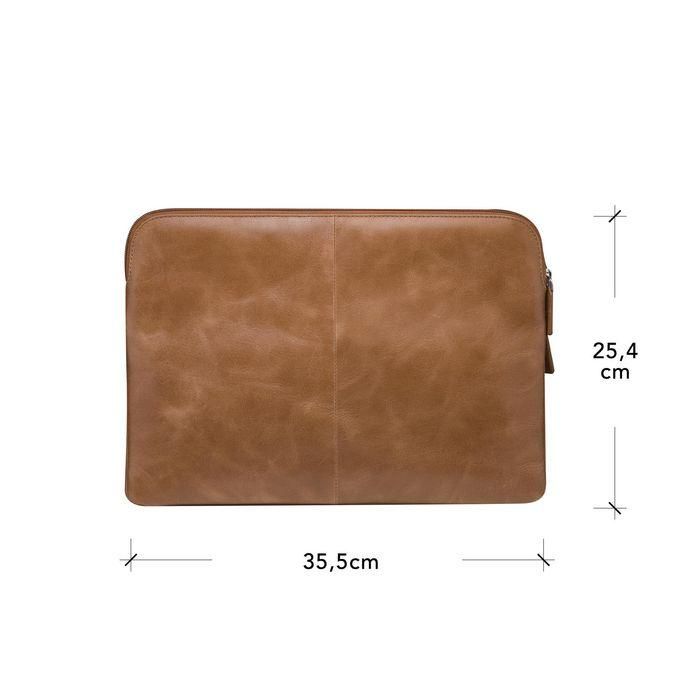 dbramante1928 Skagen Pro+ Funda Ordenador Portátil para MacBook Pro 14" / PC hasta 14" de Piel Color Tan 5