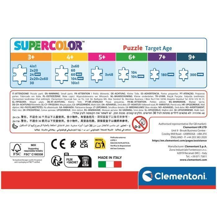 CLEMENTONI - 60 piezas - Punto 4 CLEMENTONI - 60 piezas - Punto 4