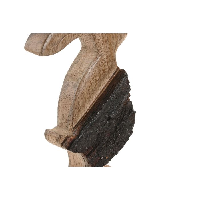 Figura Cottage DKD Home Decor Marron 5 x 30.5 x 15 cm Set de 2 (4 Unidades) 1