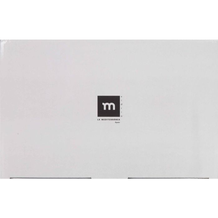 La Mediterranea Set 6 Vasos de Cristal Corella 270 ml para Agua Refresco Ø8.4x8.2 cm (8 Cajas) 3