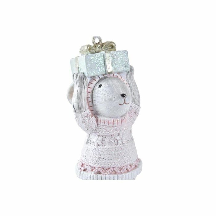 Figura Navidad Fantasia DKD Home Decor Gris Rosa 3 x 8.5 x 5 cm (3 Unidades) 1 Figura Navidad Fantasia DKD Home Decor Gris Rosa 3 x 8.5 x 5 cm (3 Unidades) 1