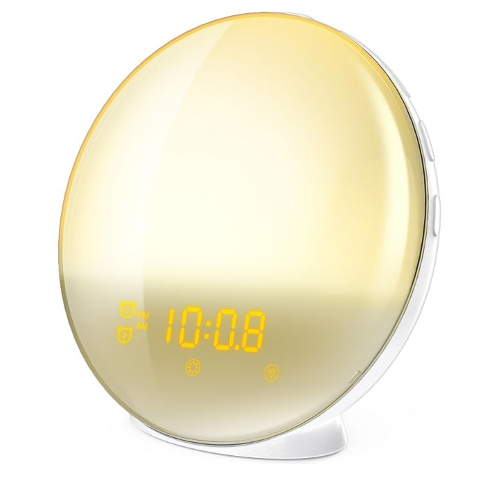 Despertador Inteligente con Lámpara RGB Muvit iO MIOLAMP005/ Radio FM/ Blanco 1 Despertador Inteligente con Lámpara RGB Muvit iO MIOLAMP005/ Radio FM/ Blanco 1