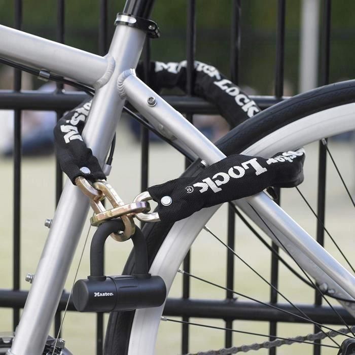 Master Lock Cadena Antirrobo de Alta Seguridad para Moto 0,9m 3