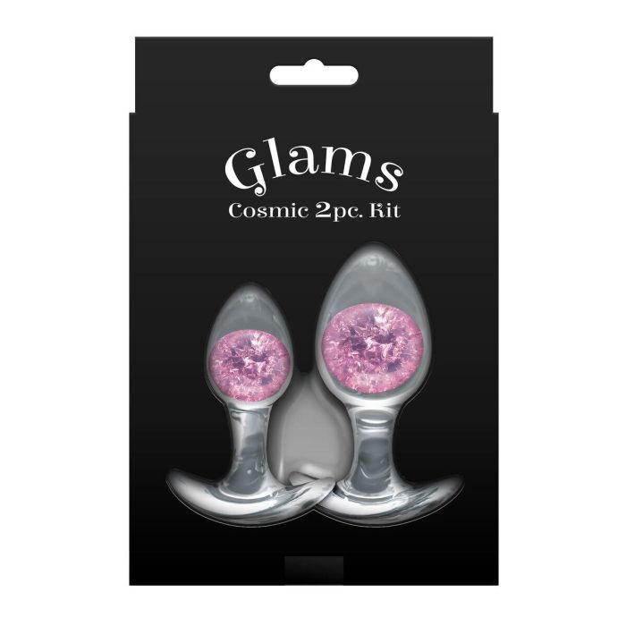 Plug Anal NS Novelties Glams Rosa 2 Piezas (7 cm) (8 cm) 1 Plug Anal NS Novelties Glams Rosa 2 Piezas (7 cm) (8 cm) 1
