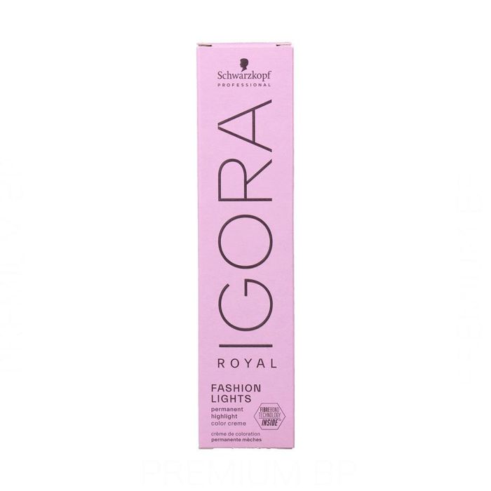 Schwarzkopf Igora Royal Fashion Lights L-88 Aclarador y Matizador Tono Moda con Tecnología Fibre Bond para Cabello