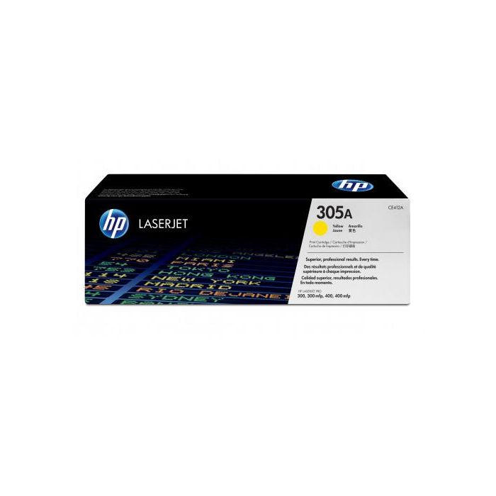 HP Color Laserjet Pro 300/400 Toner Amarillo 305A