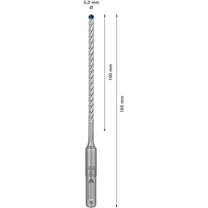 Bosch SDS plus-7X 5x100x165mm EXPERT 5 Bosch SDS plus-7X 5x100x165mm EXPERT 5