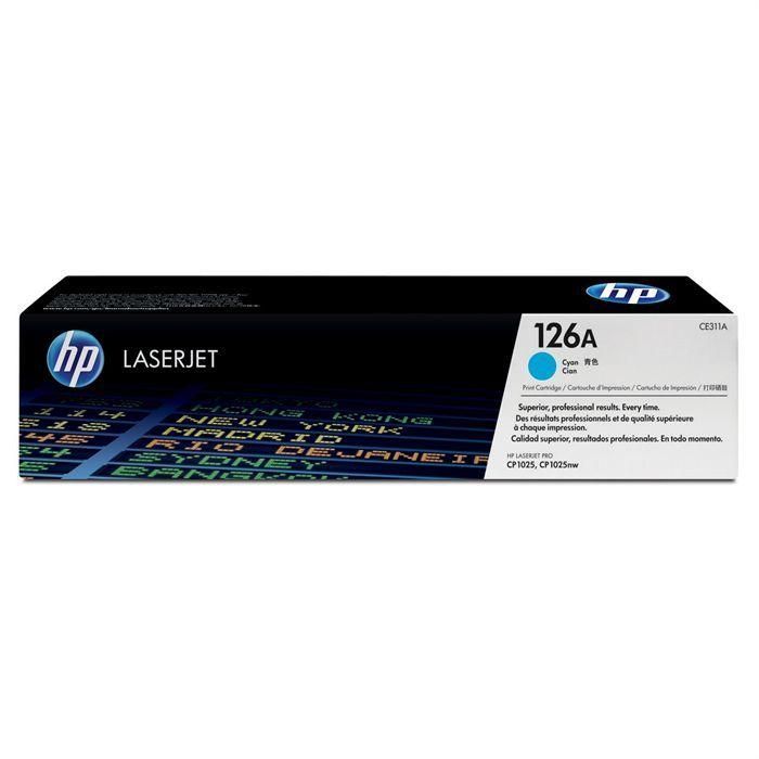 Hp Toner Cian Laserjet Pro 100 Cp-1025Nw-1025-1020 - 126A