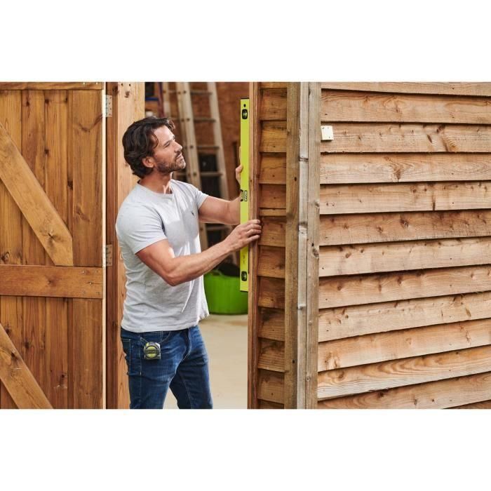 Nivel de burbuja - RYOBI - 80 cm, precisión 0,5 mm/m 2 Nivel de burbuja - RYOBI - 80 cm, precisión 0,5 mm/m 2