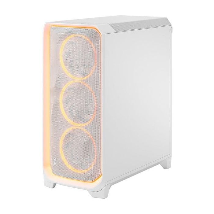 Fractal Design Meshify 3 Ambience Pro RGB White TG Clear Tint - Caja Torre ATX, Blanco, Vidrio Templado, Refrigeración Avanzada, FD-C-MES3A-05 1 Fractal Design Meshify 3 Ambience Pro RGB White TG Clear Tint - Caja Torre ATX, Blanco, Vidrio Templado, Refrigeración Avanzada, FD-C-MES3A-05 1