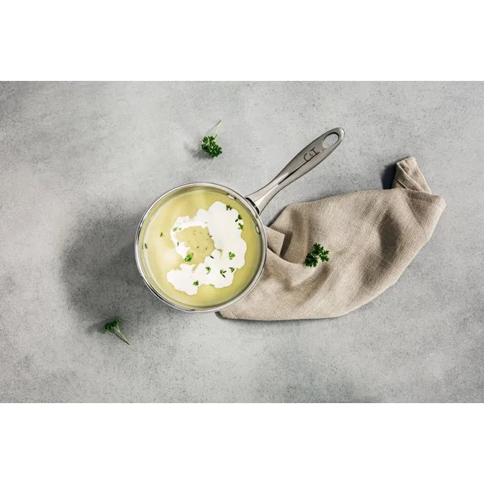 Cosy & Trendy COS5400586934761 Cacerola de Acero Inoxidable Ø16 cm - 1.61 L - Apta para todo tipo de cocinas, incluida inducción 2