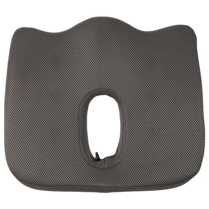 Sensly Cojín Corrección Postura Coxis, Ideal para Enderezar Espalda, con Memoria, Antideslizante, Lavable, 42x37x9 cm 2