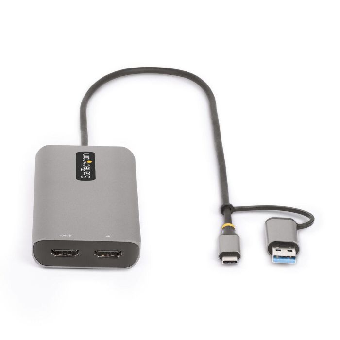 Adaptador USB Startech 167B-USBC-MULTIPORT 4 Adaptador USB Startech 167B-USBC-MULTIPORT 4