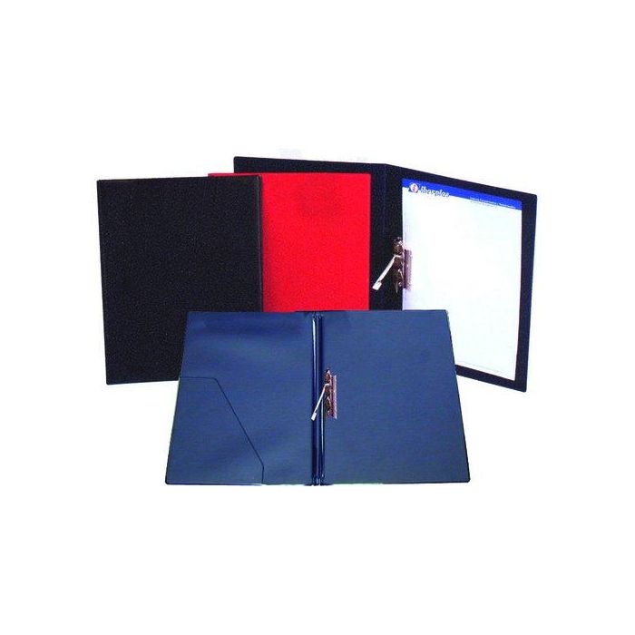 Carpeta Con Pinza Miniclip Lateral Iberplas Pvc Fº Negro