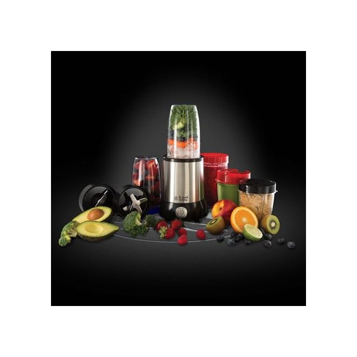 Russell Hobbs 23180-56 Extractor de Nutrientes NutriBoost 700W Acero Cepillado, 2 Cuchillas y Jarras 700/350ml 5 Russell Hobbs 23180-56 Extractor de Nutrientes NutriBoost 700W Acero Cepillado, 2 Cuchillas y Jarras 700/350ml 5