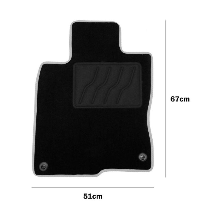 Set de Alfombrillas para Coche OCC Motorsport OCCHN0010RD 5 Piezas 3 Set de Alfombrillas para Coche OCC Motorsport OCCHN0010RD 5 Piezas 3