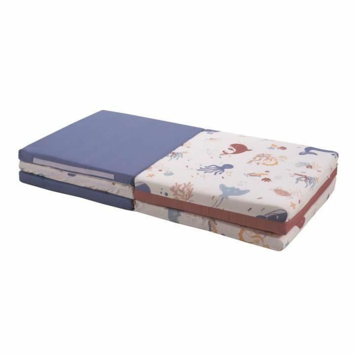 TINEO Maxi Alfombra Malin Tesoros del océano 5 en 1 - Escalable - Funda desenfundable - 180x200 cm - 5 TINEO Maxi Alfombra Malin Tesoros del océano 5 en 1 - Escalable - Funda desenfundable - 180x200 cm - 5