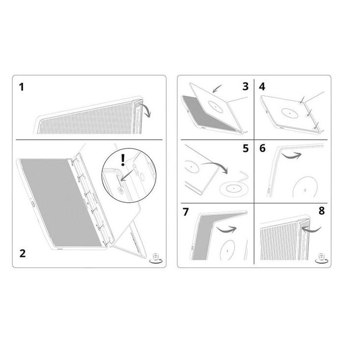 Funda para eBook PocketBook HN-QI-PU-700-WB-WW 6 Funda para eBook PocketBook HN-QI-PU-700-WB-WW 6
