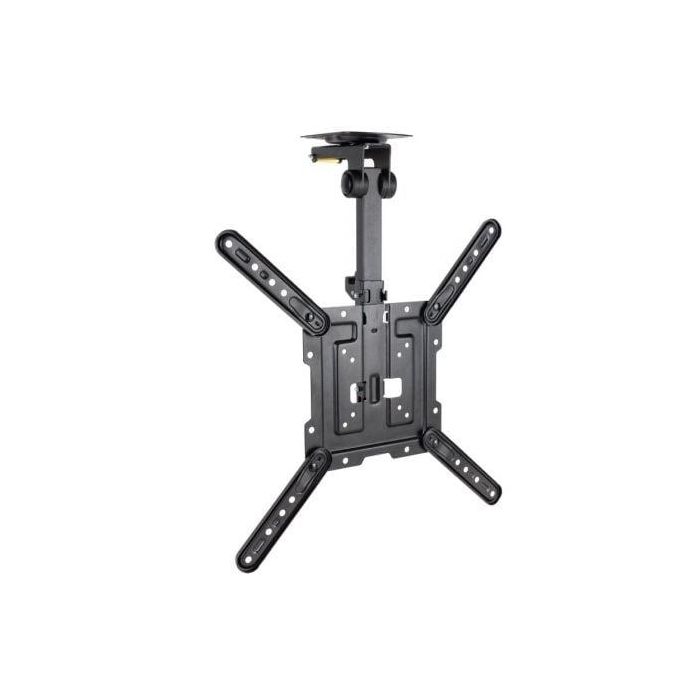 TooQ LPCE1123TSLI-B Soporte de Techo Giratorio Inclinable para TV 23-55 pulgadas, hasta 20kg, Altura Ajustable 520-614mm, Negro TooQ LPCE1123TSLI-B Soporte de Techo Giratorio Inclinable para TV 23-55 pulgadas, hasta 20kg, Altura Ajustable 520-614mm, Negro