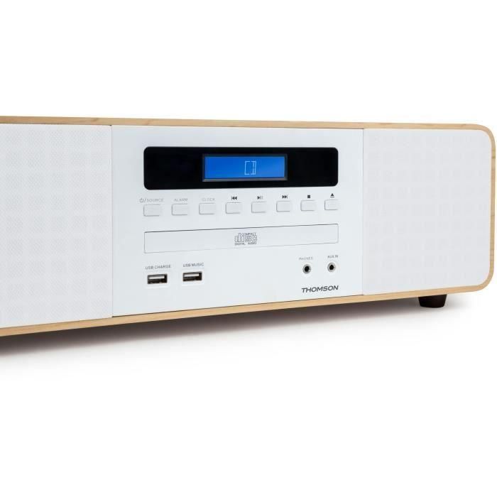 Thomson MIC201IBT Micro HiFi System - Bluetooth - Radio - CD - MP3 - USB - Blanco + Inducción 4