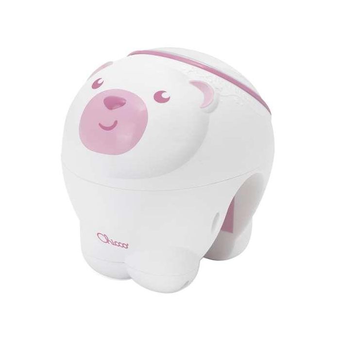 Proyector oso polar rosa 2 en 1 ¡con luces y música personalizables! 13x13x14,5 cm 1 Proyector oso polar rosa 2 en 1 ¡con luces y música personalizables! 13x13x14,5 cm 1