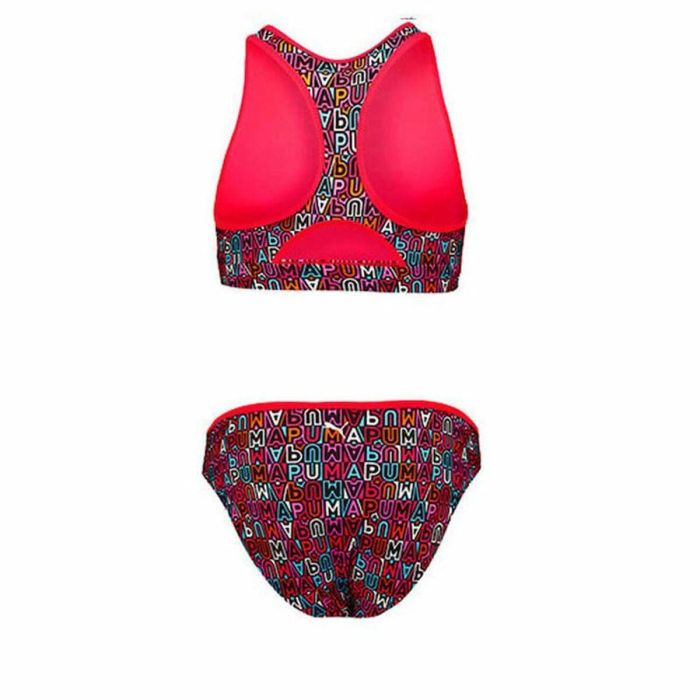 Bikini-Braga Para Niñas Puma Printed Set Rojo 3