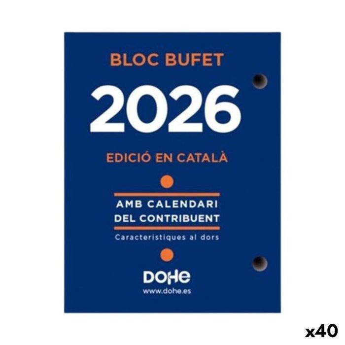 Agenda DOHE Bufete 8,5 x 11 cm 2026 (40 unidades)
