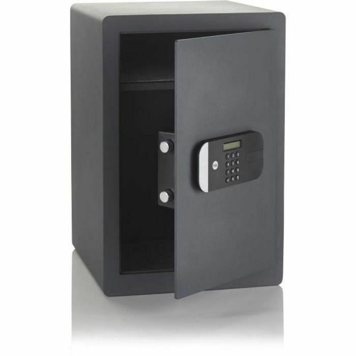 Yale Caja Fuerte de Alta Seguridad Electrónica, Certificación SKG, 49.8L, 52x35x36 cm con Forro Textil y LED