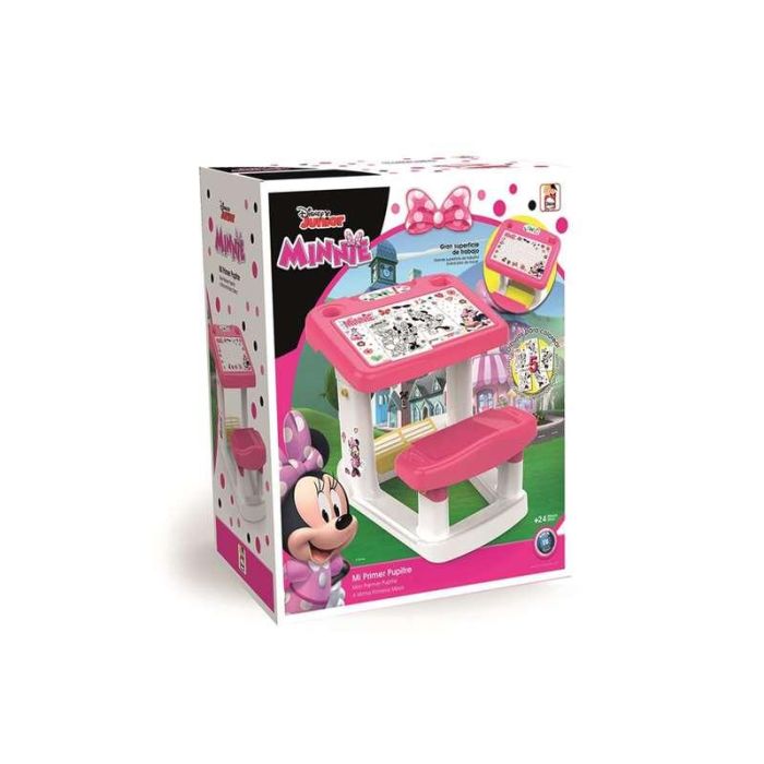 Pupitre minnie 47x57x57 cm con taburete incluye 5 laminas 6 Pupitre minnie 47x57x57 cm con taburete incluye 5 laminas 6