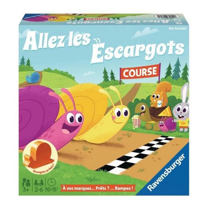 Juego Educativo Ravensburger Allez les Escargot (FR) Negro (1 Pieza) 1 Juego Educativo Ravensburger Allez les Escargot (FR) Negro (1 Pieza) 1