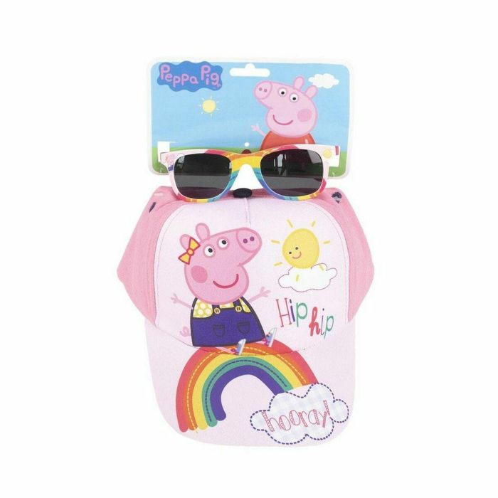 Inca Gafas De Sol Gafas De Sol & Gorra Peppa Pig Lote Inca Gafas De Sol Gafas De Sol & Gorra Peppa Pig Lote