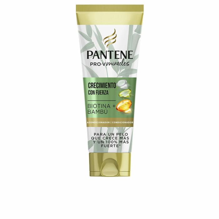 Pantene Acondicionador Miracle Crecimiento con Fuerza 160ml para Cabello Seco, Dañado y Quebradizo con Biotina y Pro-V