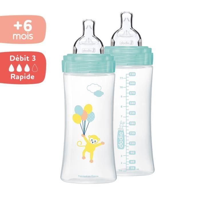 Dodie - Lote de 2 Frascos Sensation + 330ml 2 Dodie - Lote de 2 Frascos Sensation + 330ml 2