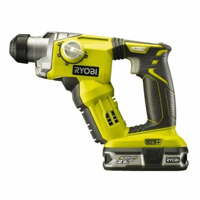 Ryobi R18SDS-125S Taladro Percutor 18V 1.3J SDS+ con Batería 2.5 Ah 4 Ryobi R18SDS-125S Taladro Percutor 18V 1.3J SDS+ con Batería 2.5 Ah 4
