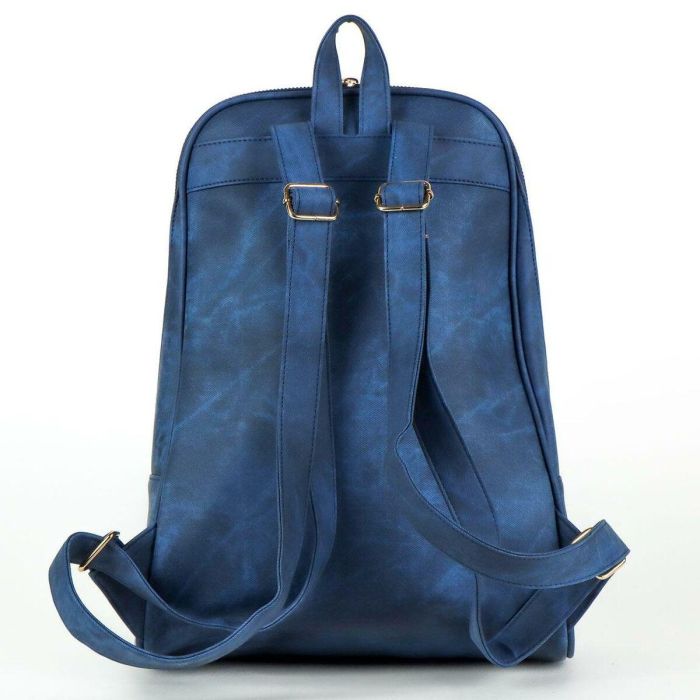 Cerdá Mochila Casual de Polipiel Stitch Azul - 34x27.10x12 cm para 3+ Años 4