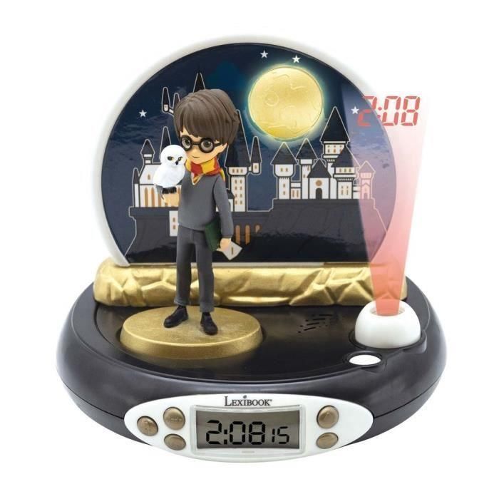 Lexibook Reloj Despertador Proyector 3D Harry Potter y Hedwig: Sonidos Mágicos, Luz Nocturna, Alarma Snooze 1 Lexibook Reloj Despertador Proyector 3D Harry Potter y Hedwig: Sonidos Mágicos, Luz Nocturna, Alarma Snooze 1