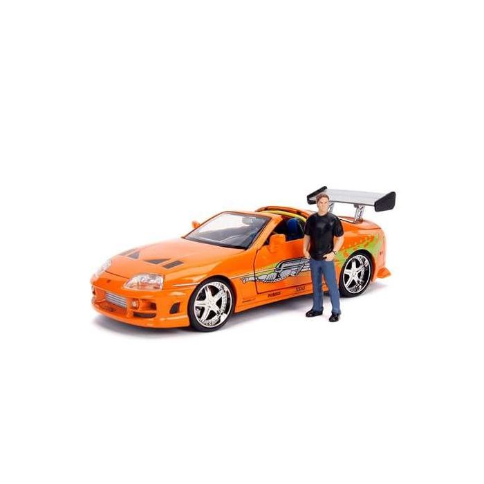 Coche metal supra fast&furious con figura brian escala 1:24 10 Coche metal supra fast&furious con figura brian escala 1:24 10