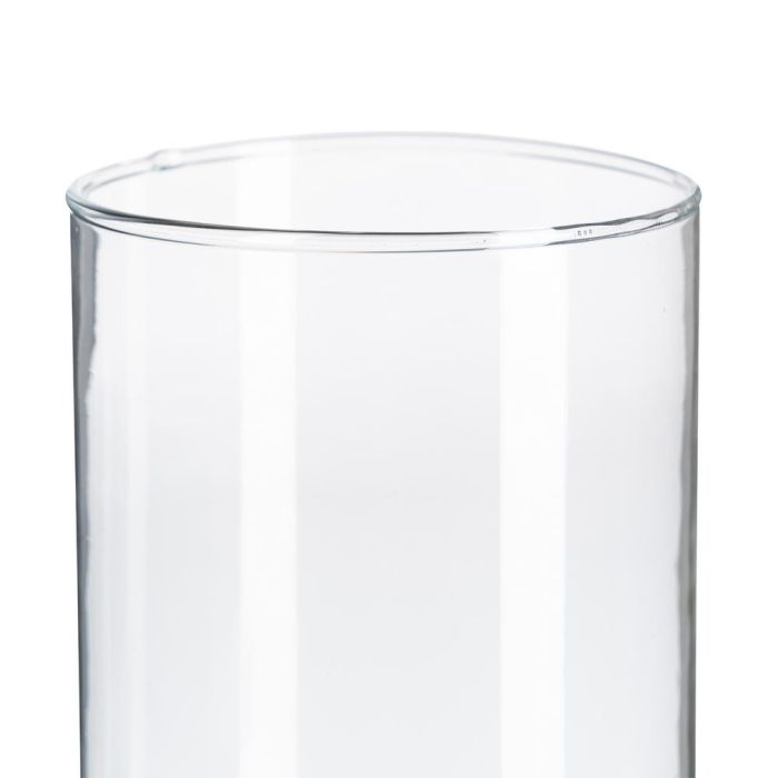Jarrón Cilíndrico Cristal Decoración 16 X 16 X 30 cm