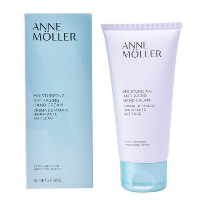 Anne Möller Crema de Manos Hidratante Antiedad Antioxidante, Previene Signos de Envejecimiento y Reduce Manchas para Todo Tipo de Piel 100 ml Anne Möller Crema de Manos Hidratante Antiedad Antioxidante, Previene Signos de Envejecimiento y Reduce Manchas para Todo Tipo de Piel 100 ml