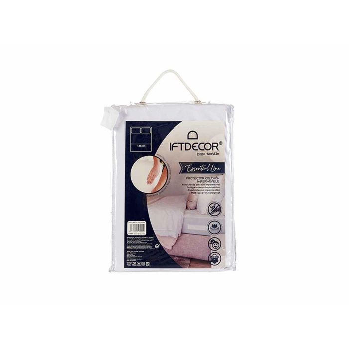 Protector de colchón Blanco 135 x 195 cm (6 Unidades) 2 Protector de colchón Blanco 135 x 195 cm (6 Unidades) 2