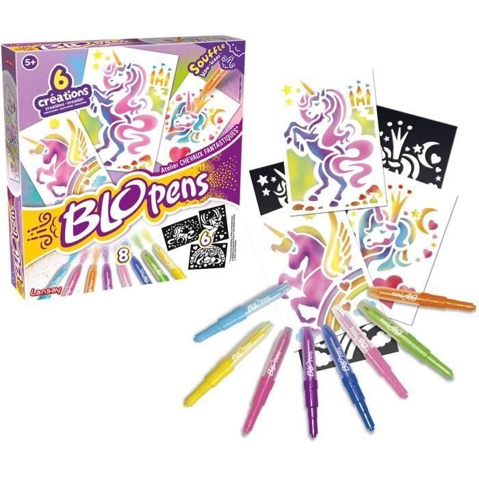 LANSAY LAN3181860241226 Blopens Taller de Caballos Fantásticos - Set de Dibujo para Niños a partir de 5 años