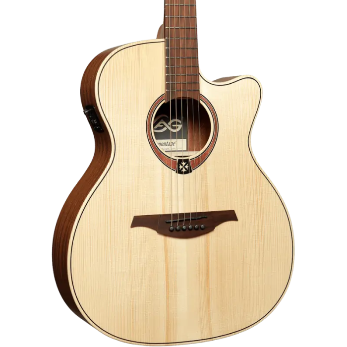 LAG Guitarra Acústica Auditorium Cutaway Tramontane 70 A/E Natural Electroacústica Tapa Maciza de Abeto Engelmann 0 LAG Guitarra Acústica Auditorium Cutaway Tramontane 70 A/E Natural Electroacústica Tapa Maciza de Abeto Engelmann 0