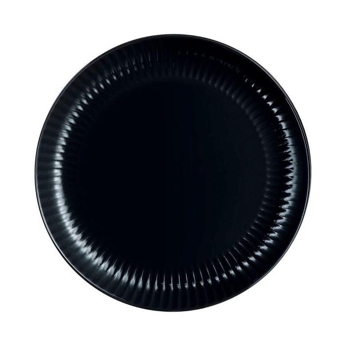 Luminarc Plato Llano Vidrio Cottage 25 cm Negro 0 Luminarc Plato Llano Vidrio Cottage 25 cm Negro 0