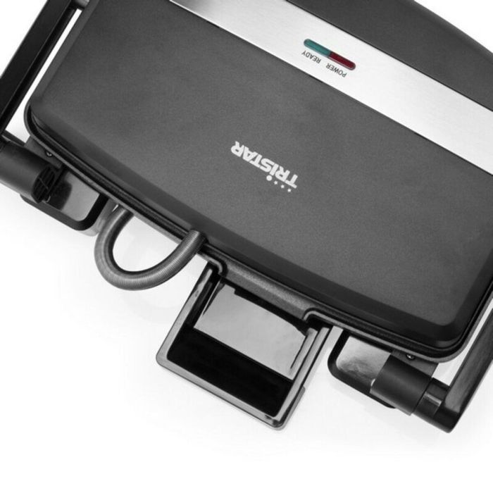 Grill de contacto Tristar GR-2856 1000W Negro Acero 28 x 19 cm 5 Grill de contacto Tristar GR-2856 1000W Negro Acero 28 x 19 cm 5