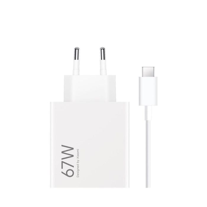 Xiaomi MDY-12-EH Cargador de Pared 67W HyperCharge Combo (Type-A) 1xUSB + Cable USB Tipo-C 2